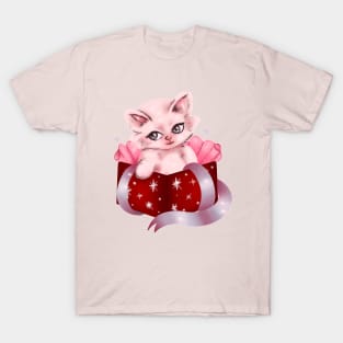 Kitschy Festive Kitty T-Shirt